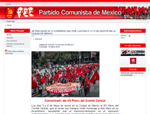 Tablet Screenshot of comunistas-mexicanos.org